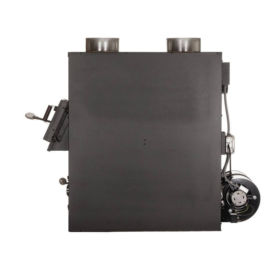 US Stove Hot Blast 139,000 BTU Coal Furnace with Twin Blowers (3)