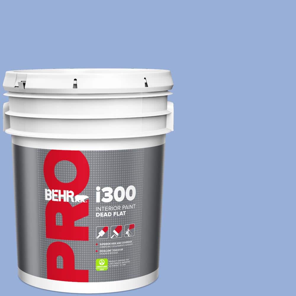 BEHR PRO 5 gal. #590B-4 Anemone Dead Flat Interior Paint
