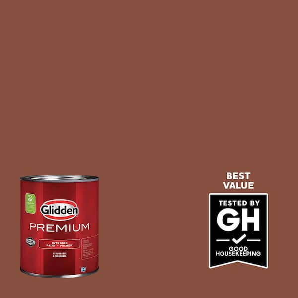 Glidden Premium 1 qt. PPG1062-7 Warm Wassail Eggshell Interior Latex Paint (2)