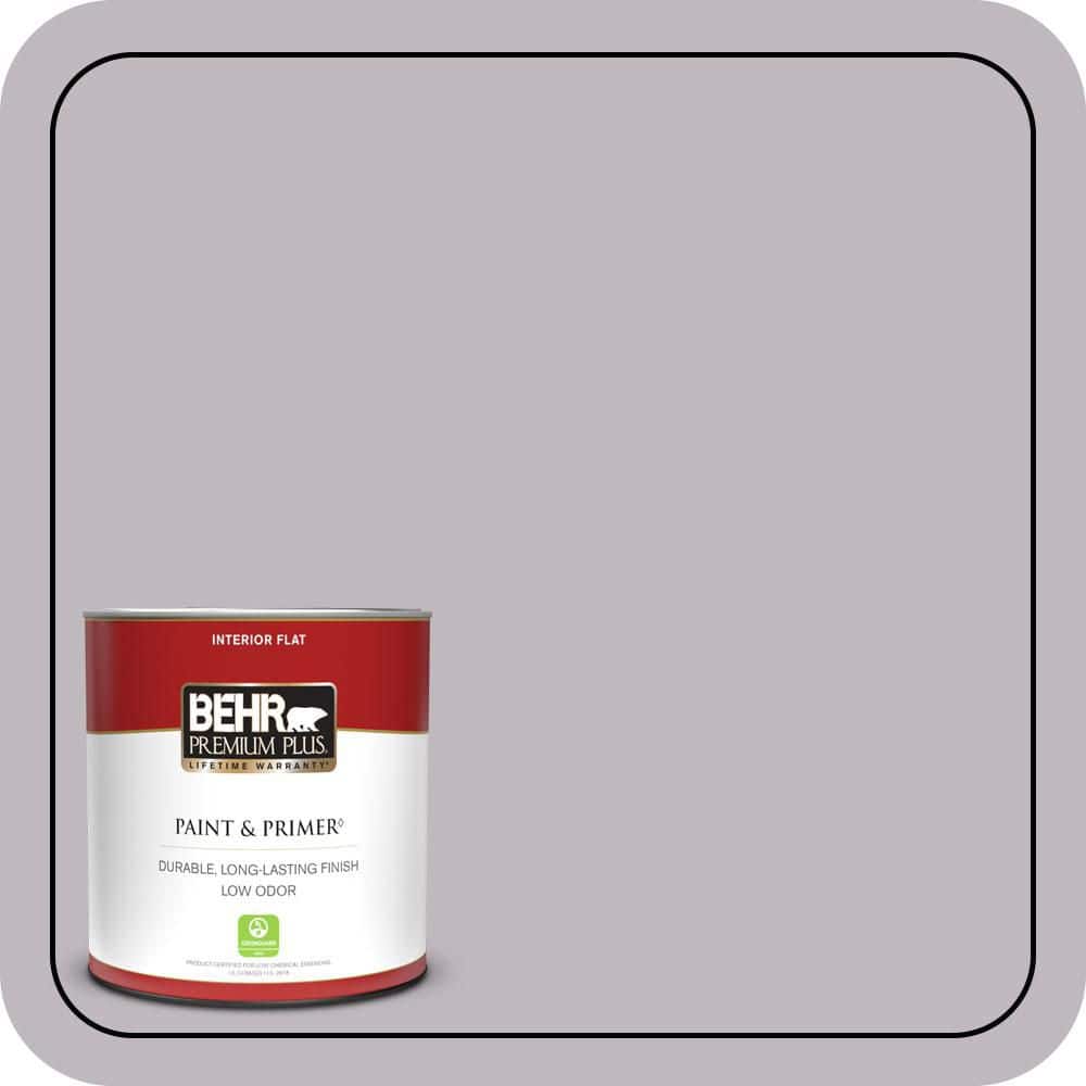 BEHR PREMIUM PLUS #N570-2 Standing Ovation Flat Interior/Exterior Paint & Primer Color Sample (1)