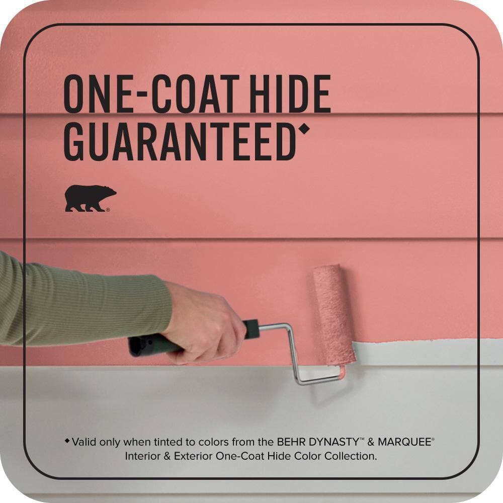 BEHR MARQUEE 5 gal. #PPU1-04A Watermelon Punch Flat Exterior Paint & Primer (3)