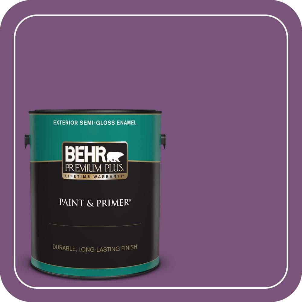 BEHR PREMIUM PLUS 1 gal. #MQ4-62 Birthstone Semi-Gloss Enamel Exterior Paint & Primer