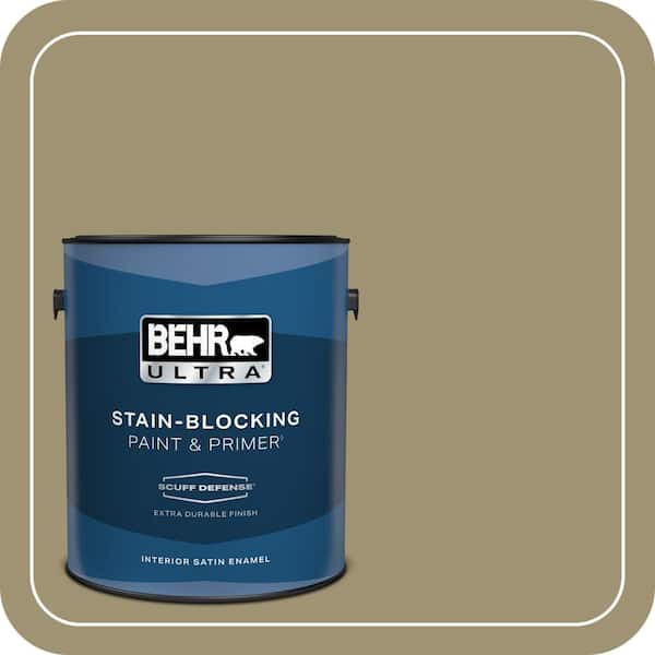 BEHR PREMIUM PLUS #380F-6 River Bank Enamel & Primer Color Sample (3)