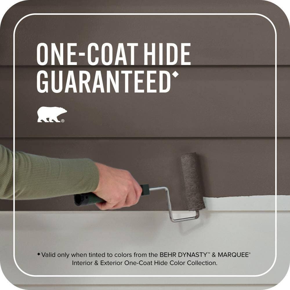 BEHR MARQUEE 1 qt. #N210-7 Havana Coffee Semi-Gloss Enamel Exterior Paint & Primer (3)