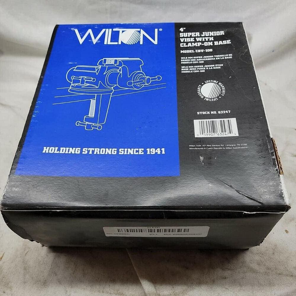 Wilton CBV-100, Super-Junior 4 in. Vise with Clamp-On Swivel Base (2)