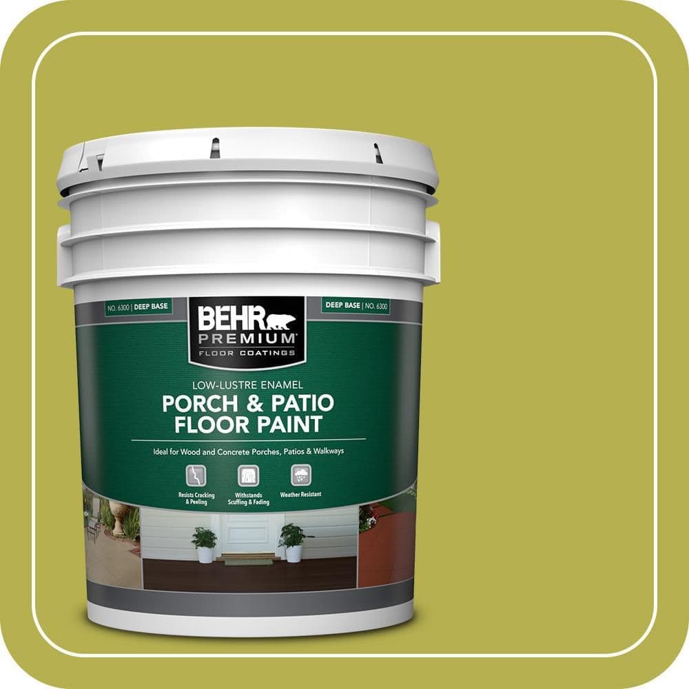 BEHR PREMIUM #P350-6 Low-Lustre Enamel Interior/Exterior Porch and Patio Floor Paint (1)