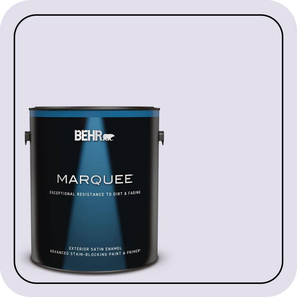 BEHR MARQUEE 1 gal. #M560-1 Sweet Bianca Satin Enamel Exterior Paint & Primer
