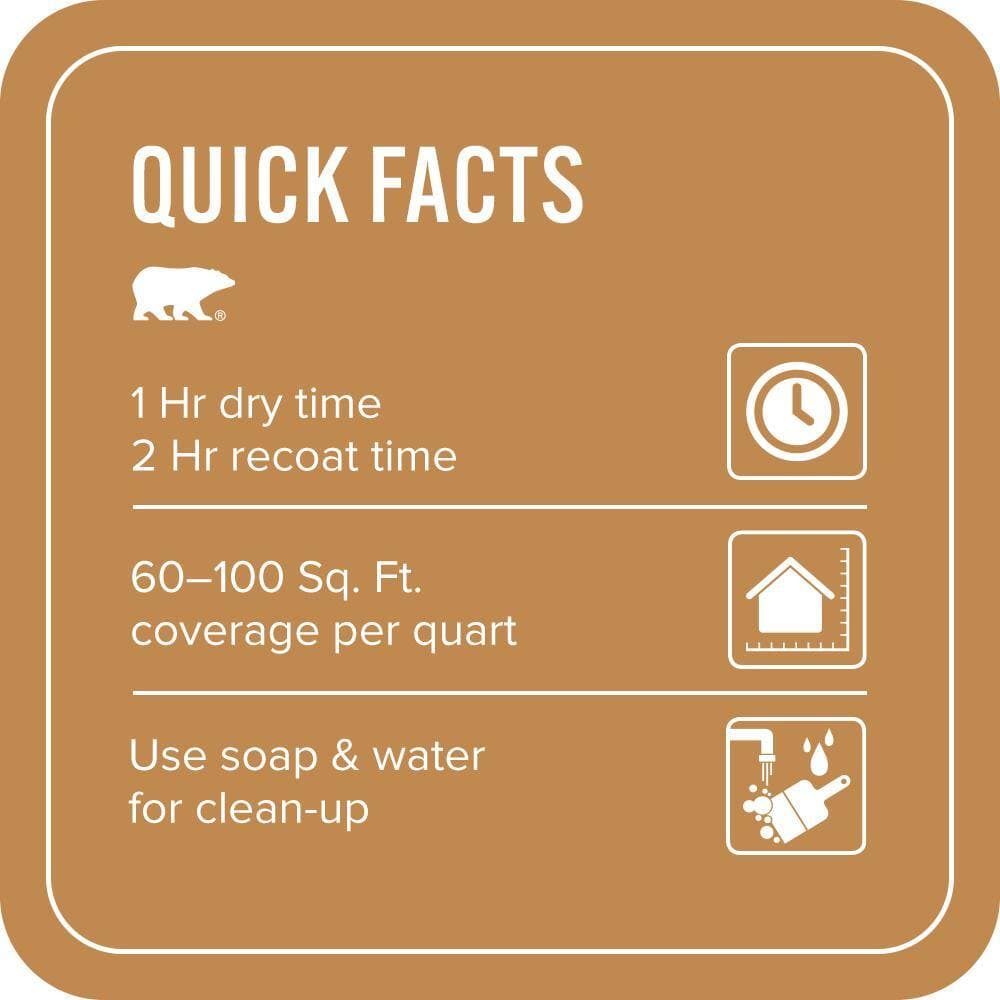 BEHR PREMIUM PLUS 1 qt. #M250-6 Toffee Tart Flat EcoMix Plant-Based Interior Paint & Primer (3)
