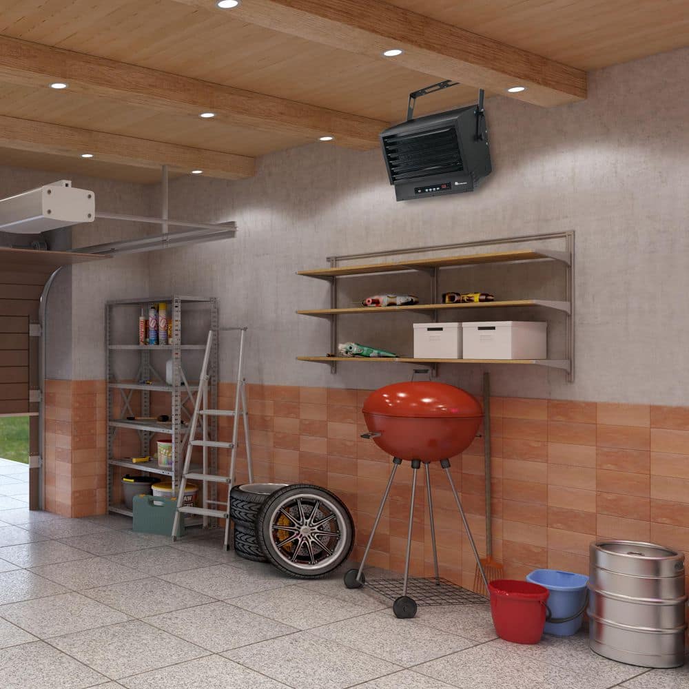 Mr. Heater 10,000/6,500W 240V Ceiling Mount Electric Garage Heater (2)