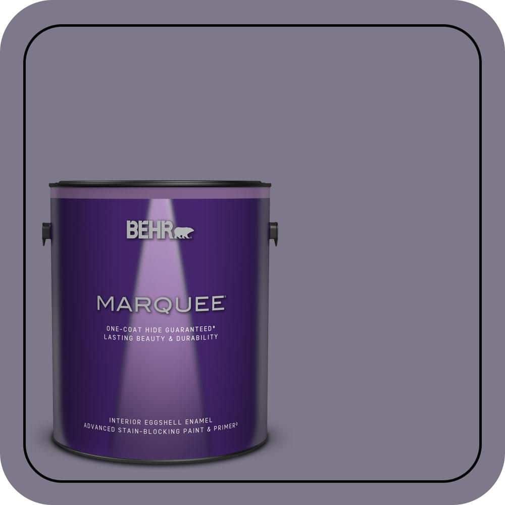 BEHR MARQUEE 1 gal. #N560-5 Solitaire One-Coat Hide Eggshell Enamel Interior Paint & Primer