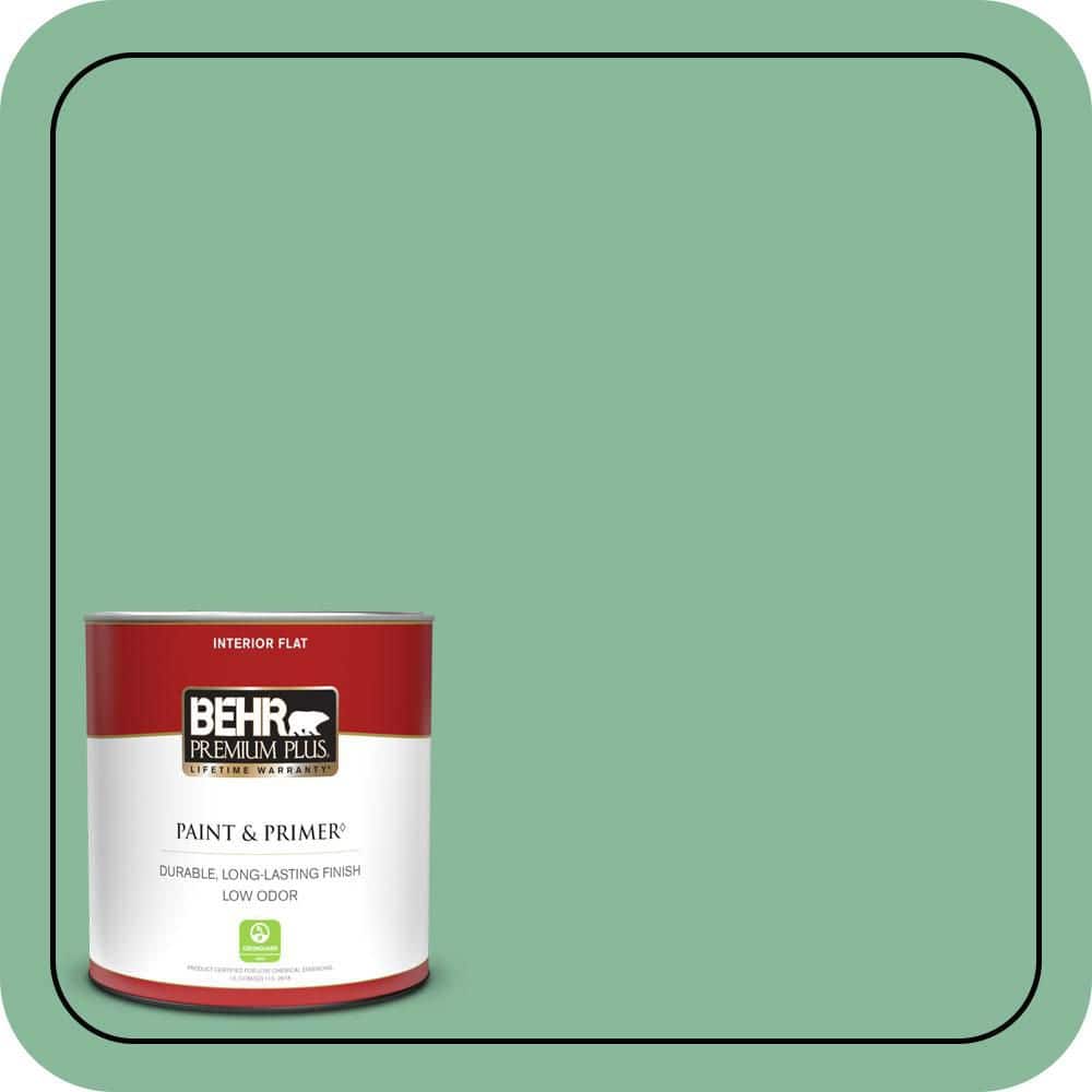 BEHR PREMIUM PLUS #470D-4 Garden View Enamel Interior/Exterior Paint & Primer Color Sample