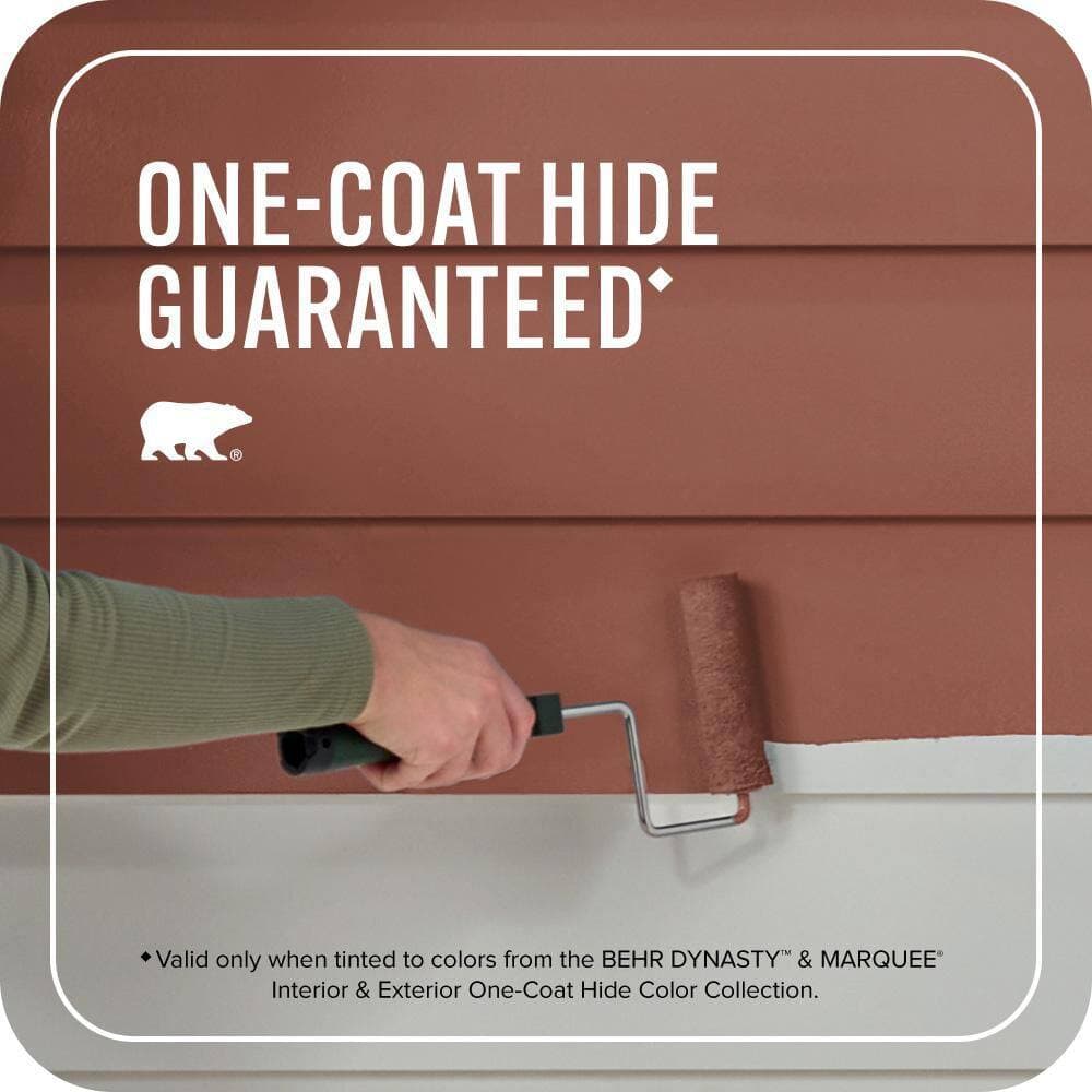 BEHR MARQUEE 5 gal. #QE-14 Spiced Red Flat Exterior Paint & Primer (3)