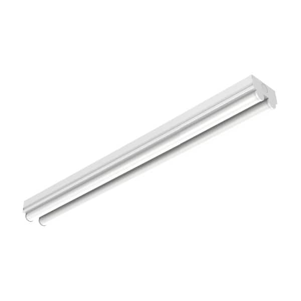 Metalux 8 ft. 2-Light Linear White Integrated LED Garage/Residential Strip Light with 8913 Lumens, 4000K