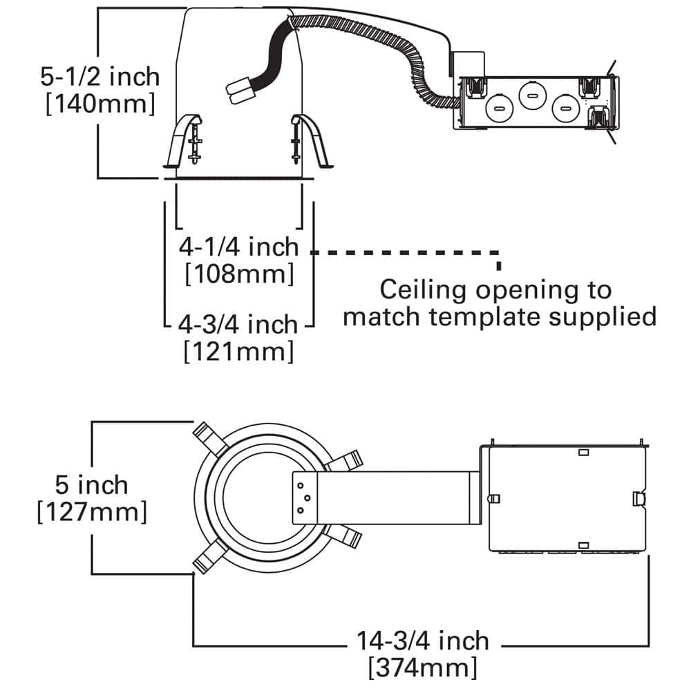 HALO 6-Pack 4 in. Aluminum IC Rated Remodel LED Recessed Housing for Ceiling, T24, Insulation Contact, Air-Tite (3)