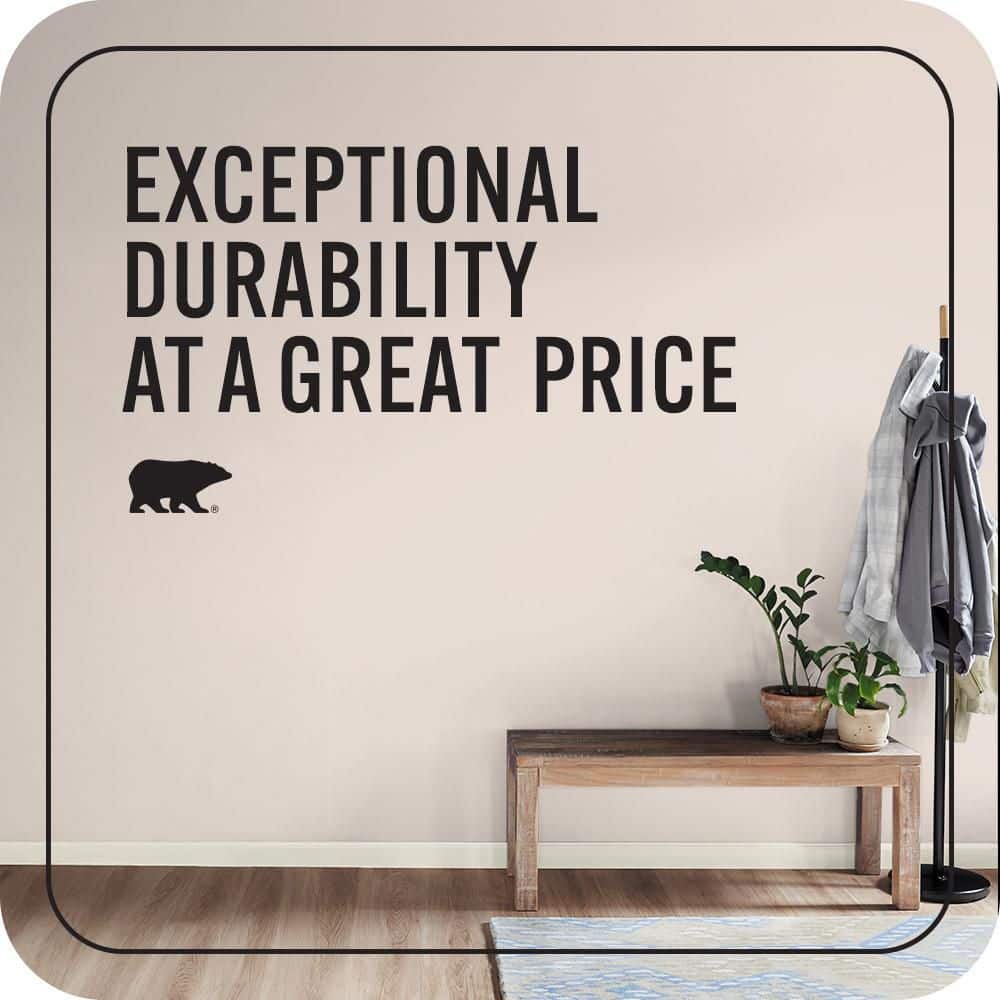BEHR PREMIUM PLUS #770A-2 Kangaroo Tan Flat EcoMix Plant-Based & Primer (4)