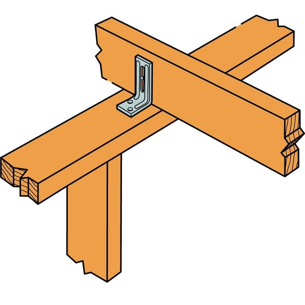 Simpson Strong-Tie 1-1/4 in. x 1-7/8 in. x 2-3/4 in. 18-Gauge Roof Truss Clip (4)