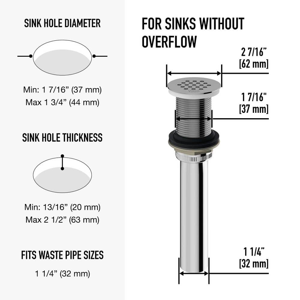 VIGO Vessel Bathroom Sink Drain (3)