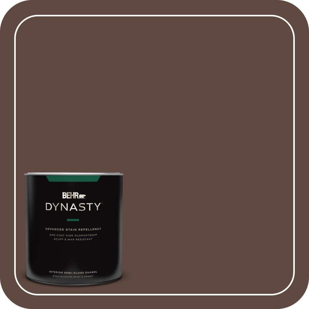 BEHR DYNASTY 1 qt. #S-G-780 Spiceberry Semi-Gloss Enamel Interior Stain-Blocking Paint and Primer
