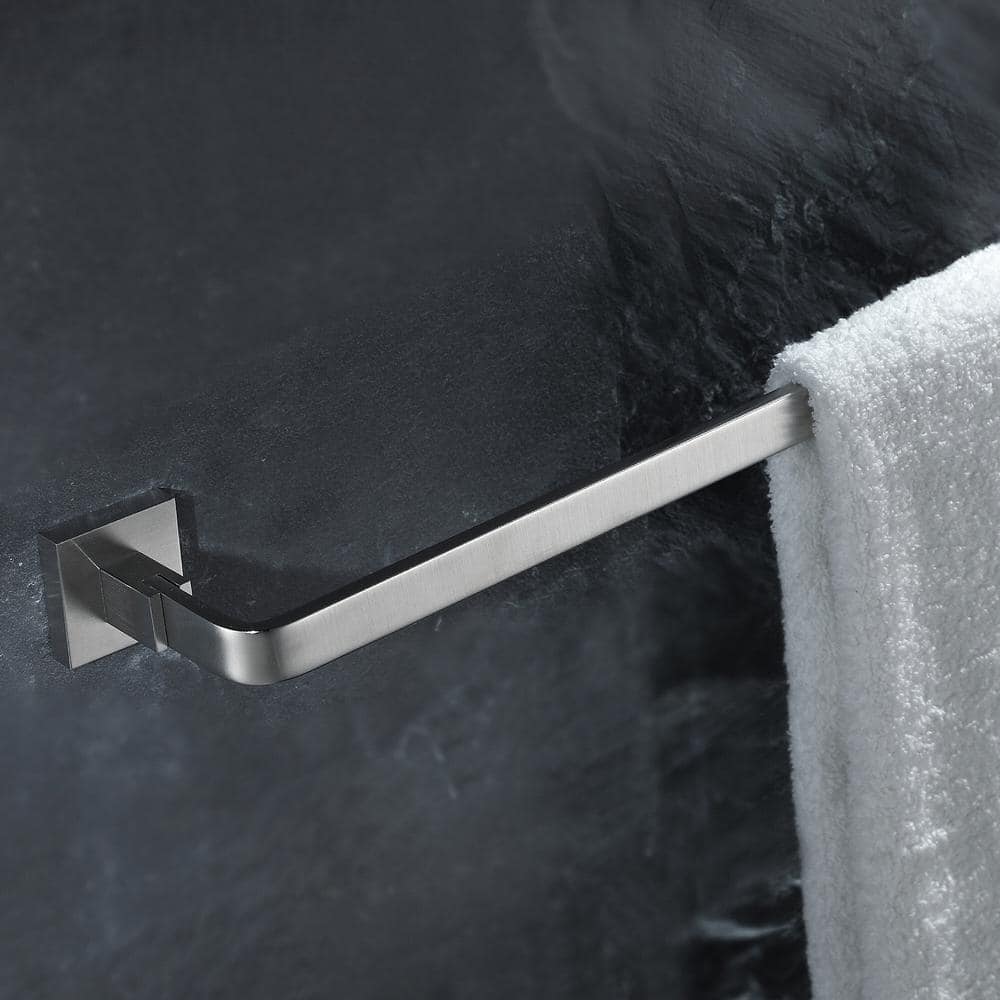 KRAUS Aura Bathroom 24 in. Wall Mounted Towel Bar in Brushed Nickel (2)