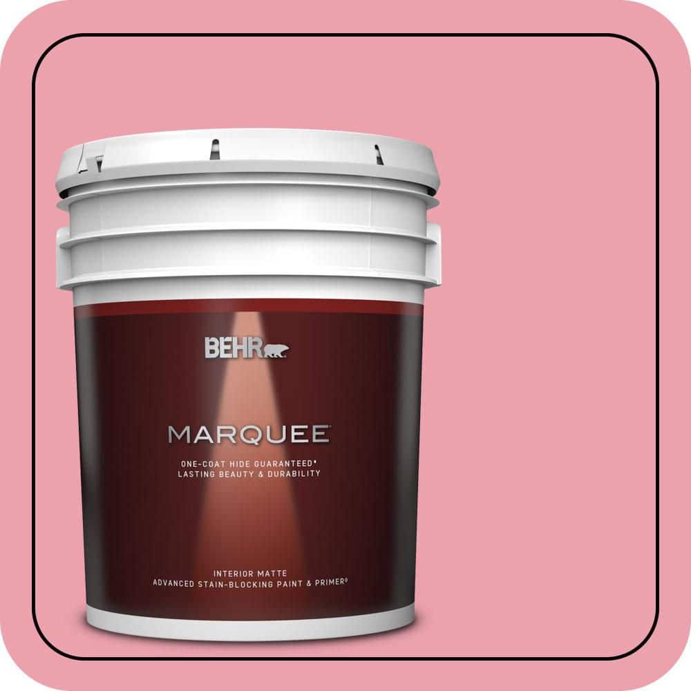 BEHR MARQUEE 5 gal. #P150-3 Pinque Matte Interior Paint & Primer