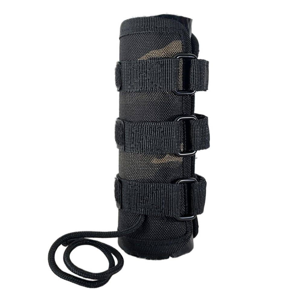 Unbranded 6 in. Suppressor Cover 1000°F Heat Resistant, Burn Proof Fiberglass and Silicon Lining, Flame-Retardant Sleeve