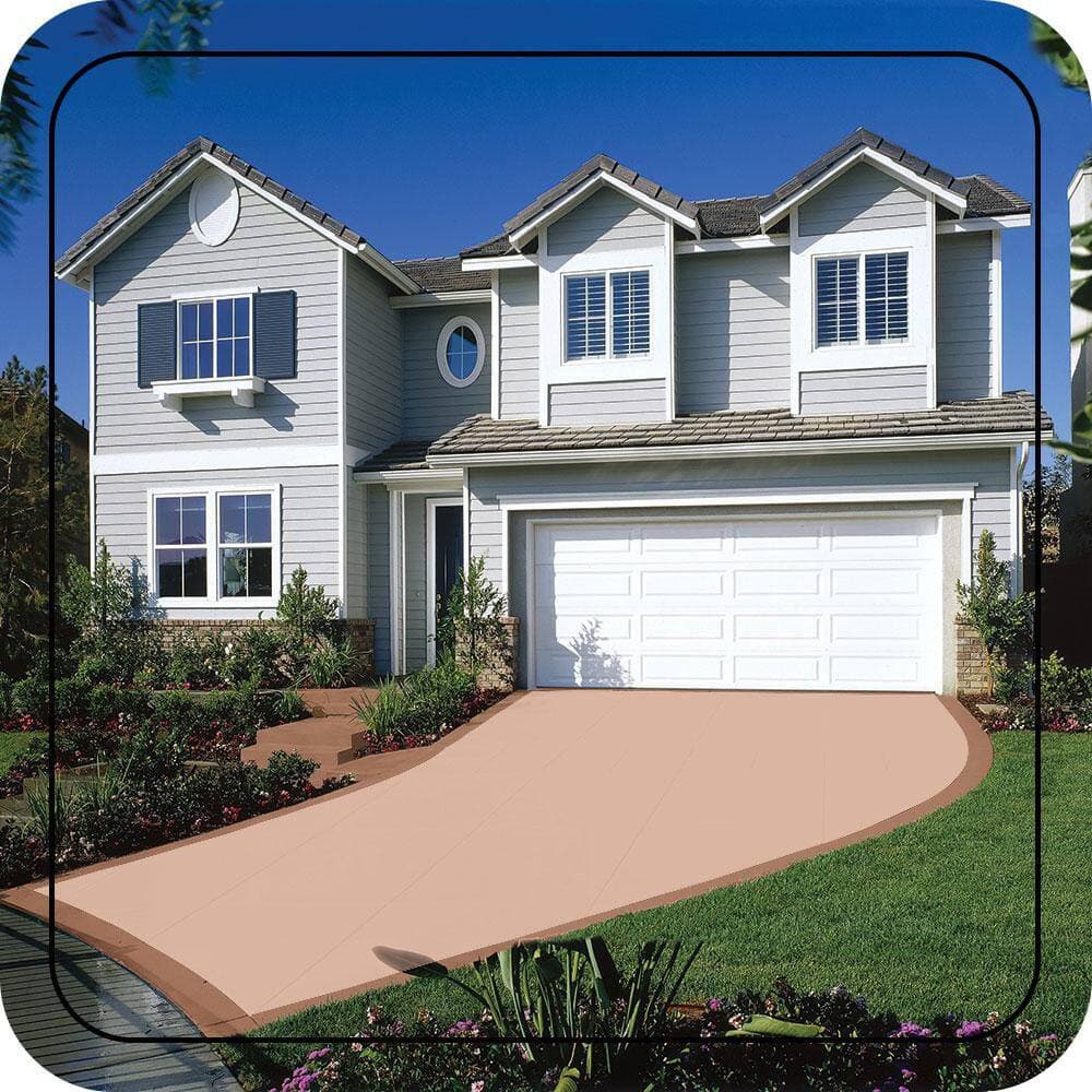 BEHR PREMIUM 5 gal. #M200-2 Fruit Salad Self-Priming 1-Part Epoxy Satin Interior/Exterior Concrete and Garage Floor Paint (3)
