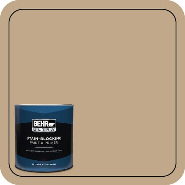 BEHR ULTRA 1 qt. #T16-16 Symphony Gold Satin Enamel Exterior Paint & Primer (2)