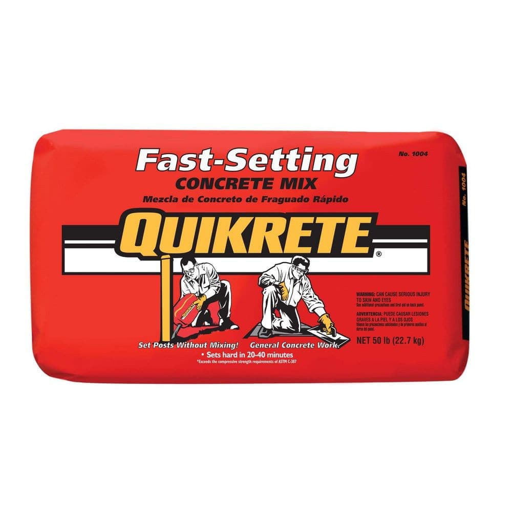 Quikrete 50 lb. Fast-Setting Concrete Mix