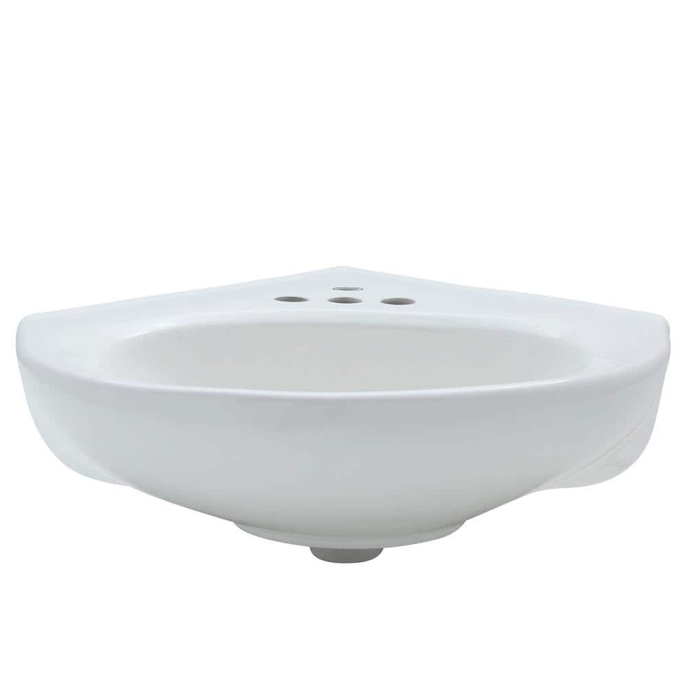 American Standard Cornice Wall-Mount Bathroom Sink in White (2)