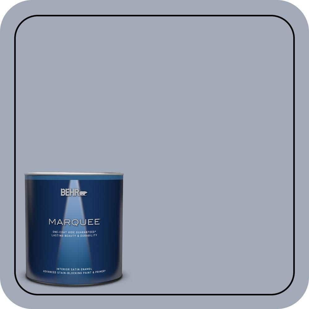 BEHR MARQUEE 1 qt. #610F-5 Ridge View Satin Enamel Interior Paint & Primer