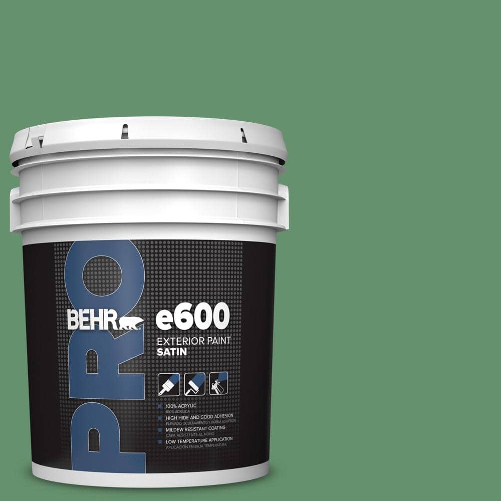 BEHR PRO 5 gal. #M410-6 Turtle Creek Satin Exterior Paint