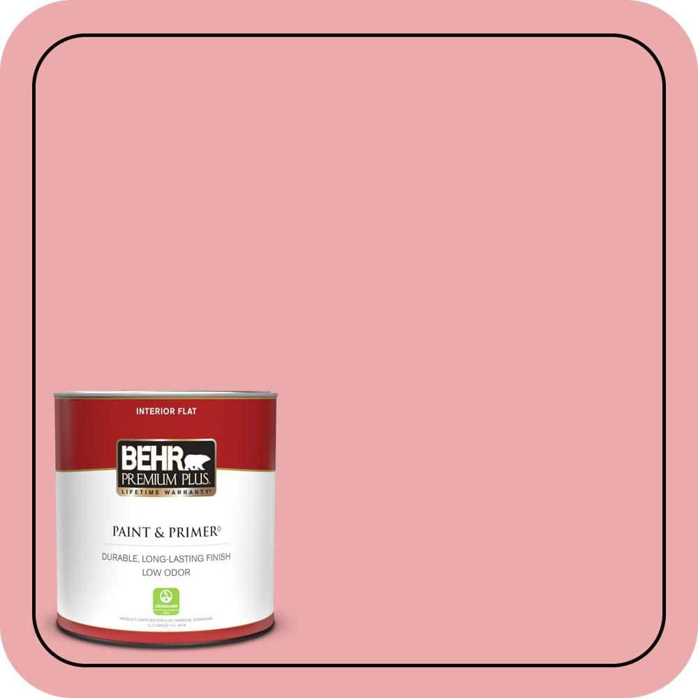 BEHR PREMIUM PLUS #140C-3 Hibiscus Petal Enamel Low Odor & Primer (1)