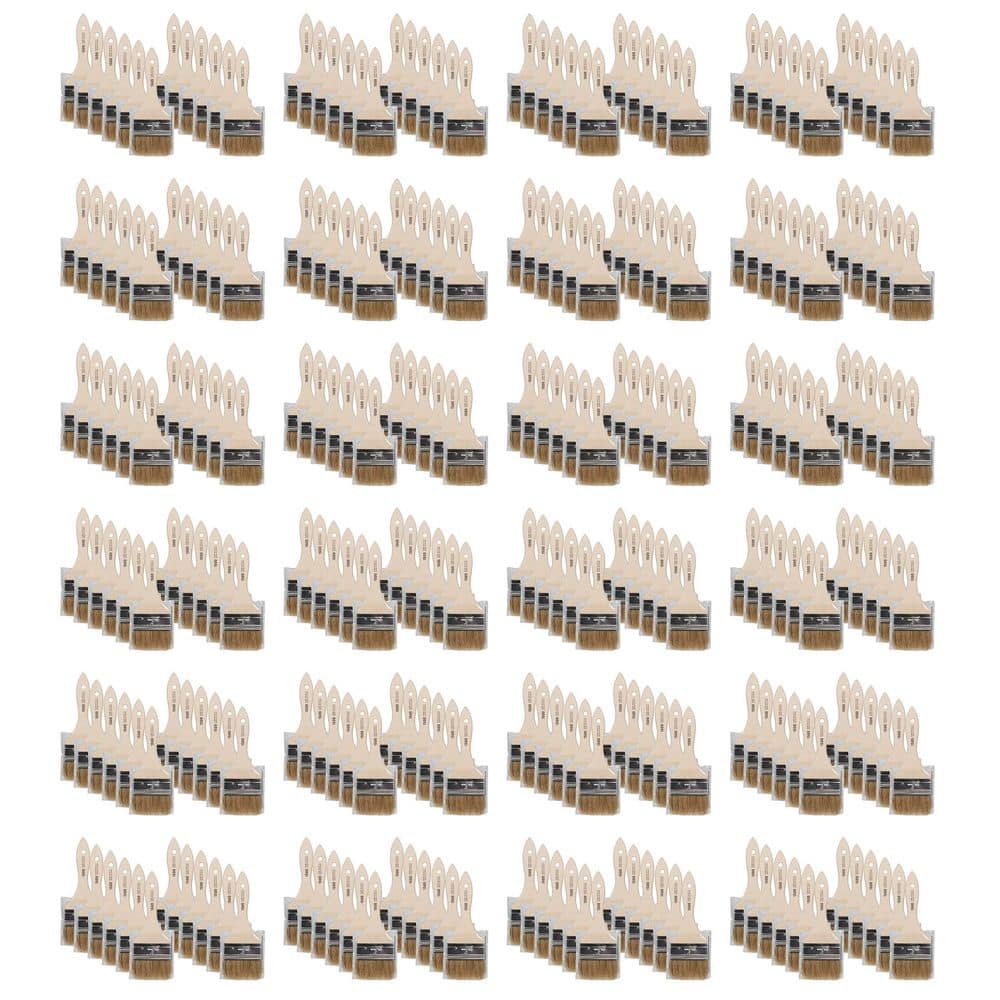 PRIVATE BRAND UNBRANDED 3 in. Flat Chip Brush (288-Pack)