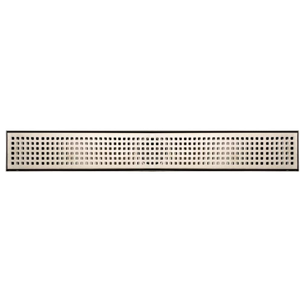 Innova 24 in. Square Pattern Designer Linear Drain (2)