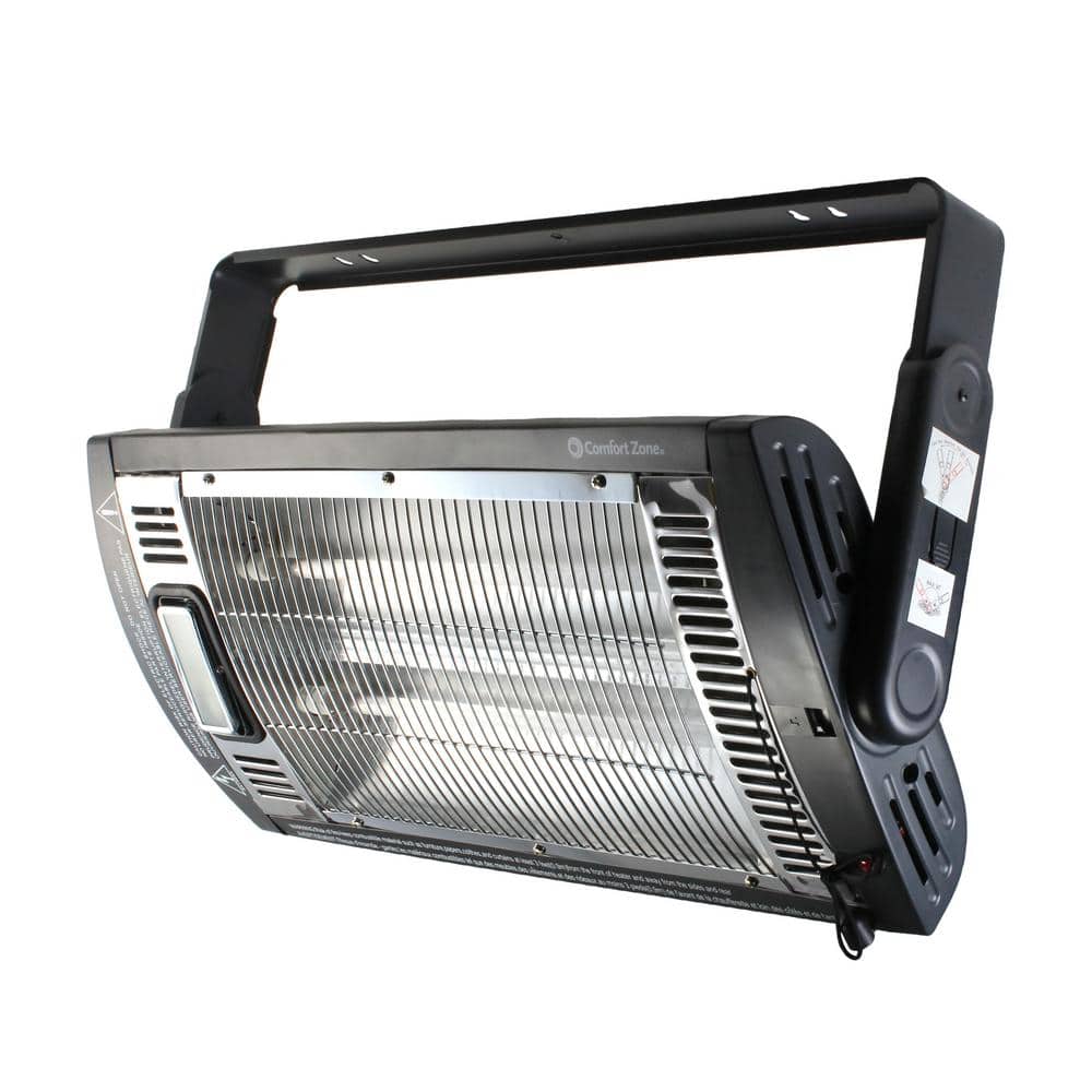 Comfort Zone 1,500-Watt Electric Infrared Ceiling Mount Quartz Portable Heater (3)