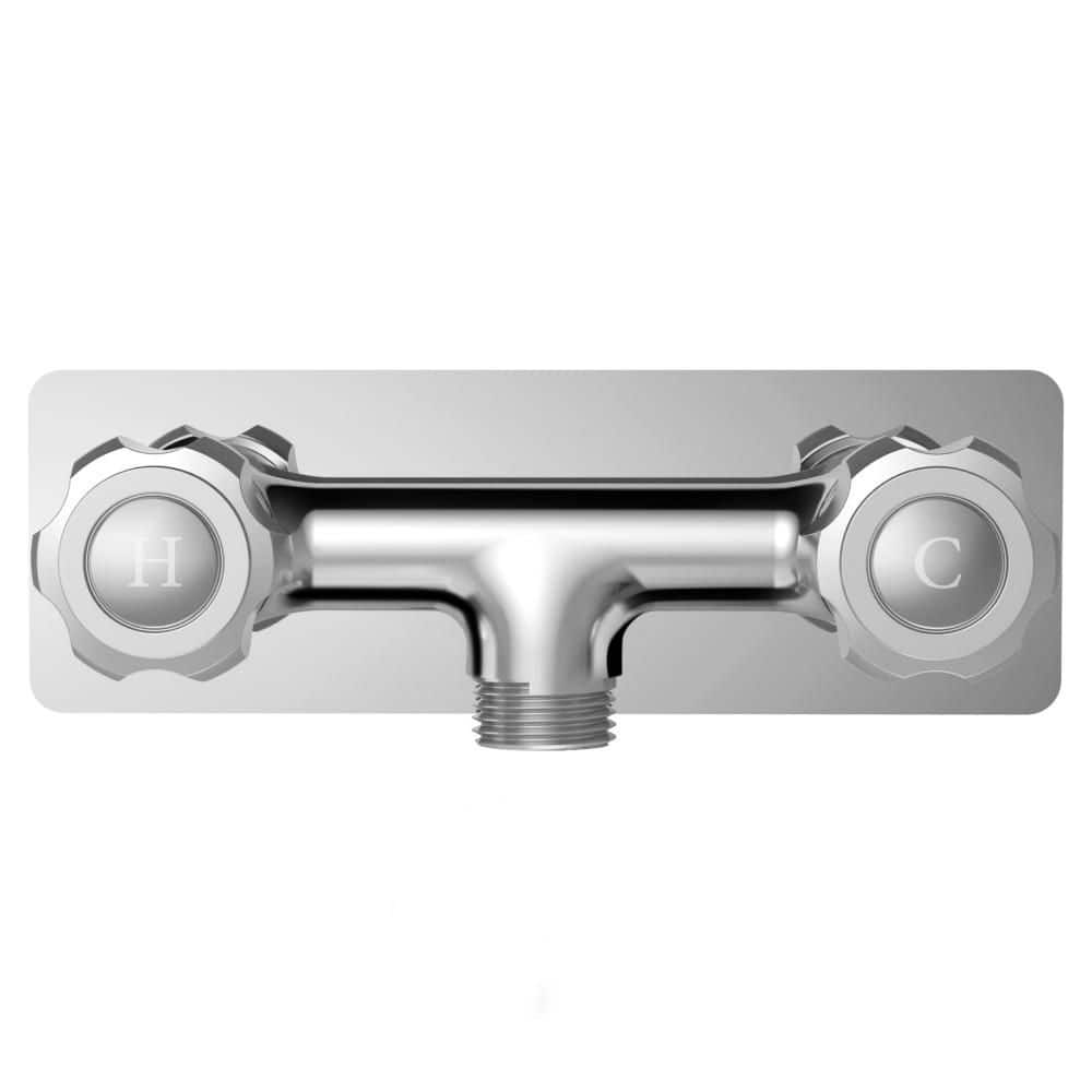 KES All-Metal 4 in. Replacement RV Shower Valve, Brass Solid Body, Chrome (1)