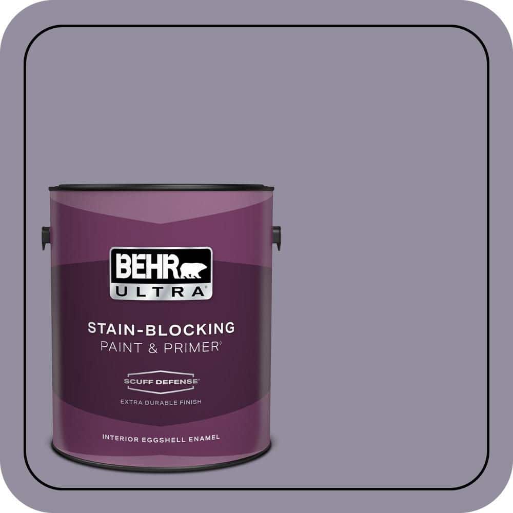 BEHR ULTRA 1 gal. #N560-4 Evening in Paris Extra Durable Eggshell Enamel Interior Paint & Primer (1)