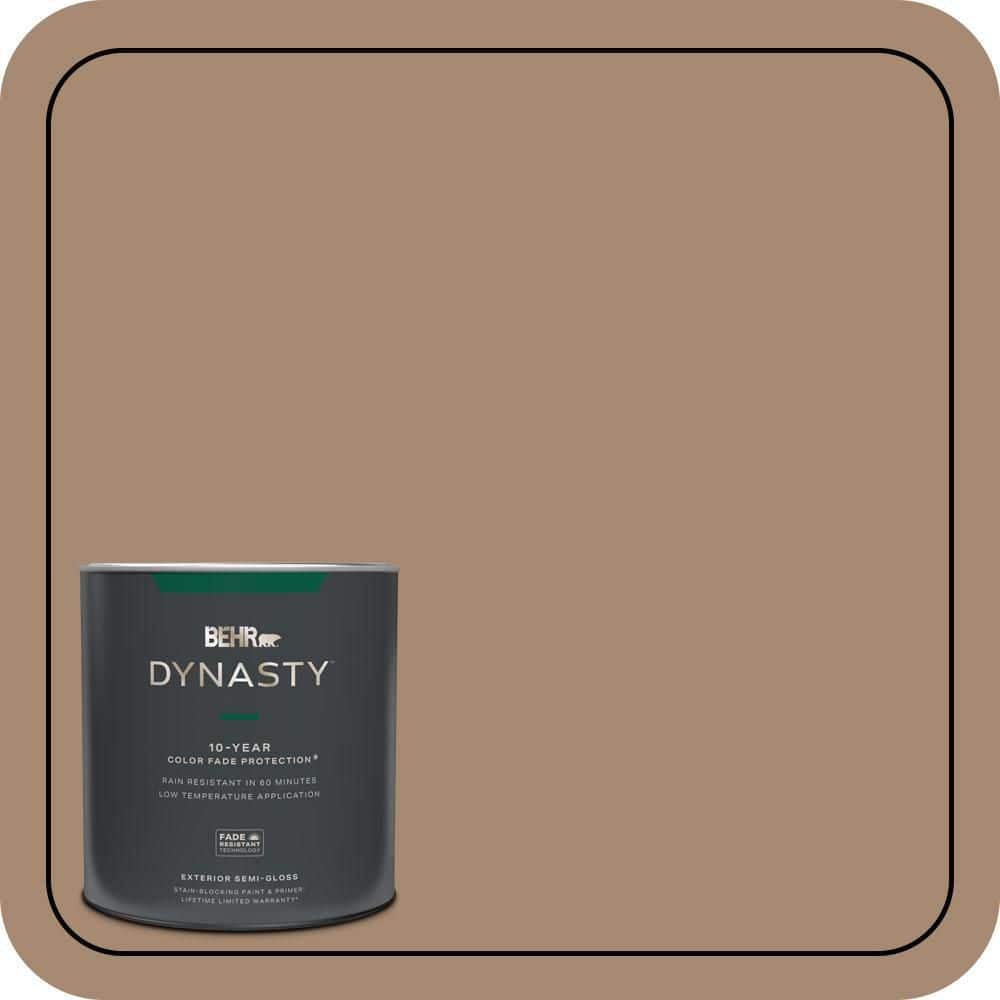 BEHR DYNASTY 1 qt. #N260-5 Distant Land Semi-Gloss Exterior Stain-Blocking Paint & Primer