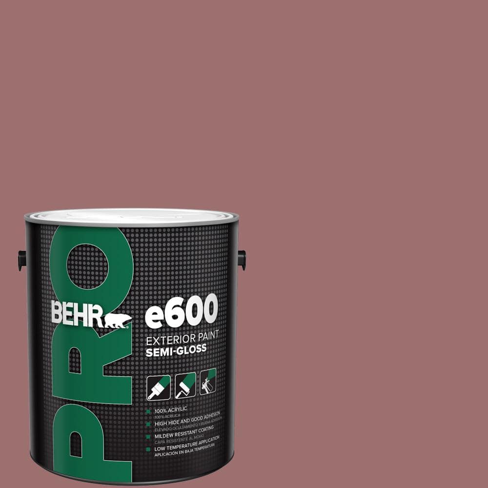 BEHR PRO 1 gal. #150F-5 Mulled Wine Semi-Gloss Exterior Paint
