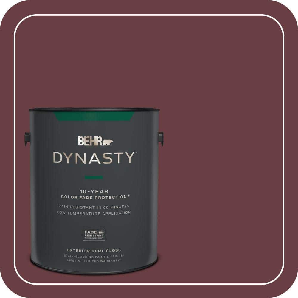BEHR DYNASTY 1 gal. #T14-11 Imperial Jewel Semi-Gloss Exterior Stain-Blocking Paint & Primer