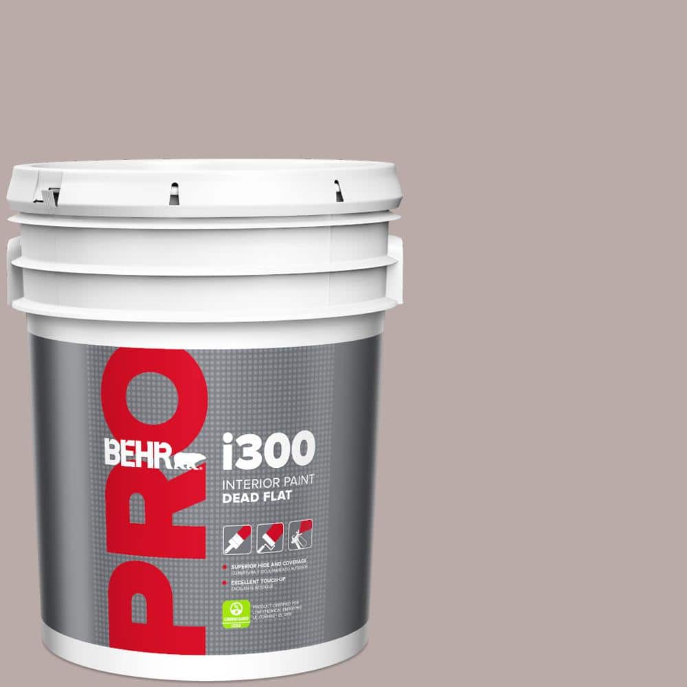 BEHR PRO 5 gal. #730B-4 Winter Cocoa Dead Flat Interior Paint