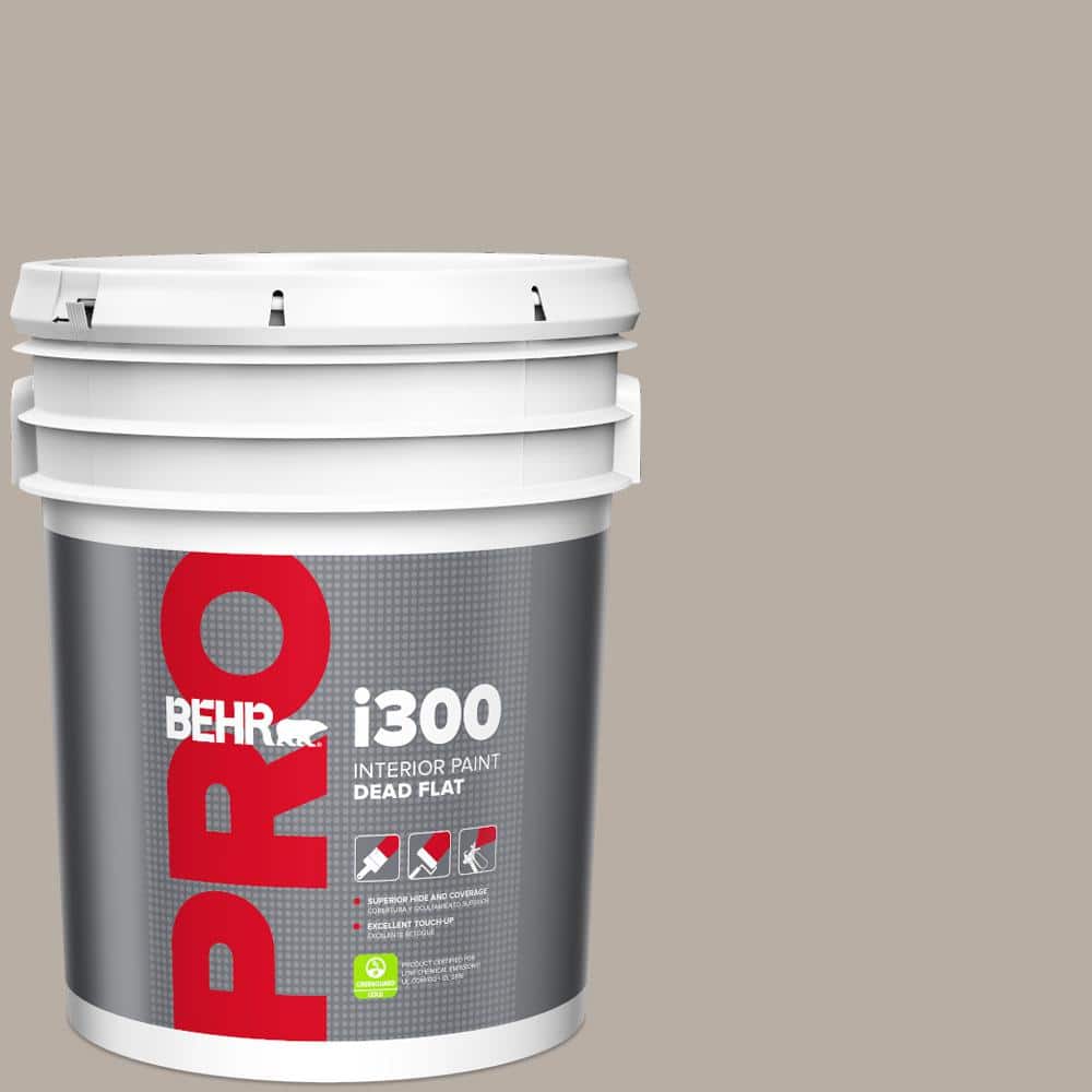 BEHR PRO 5 gal. #T18-08 Off The Grid Dead Flat Interior Paint