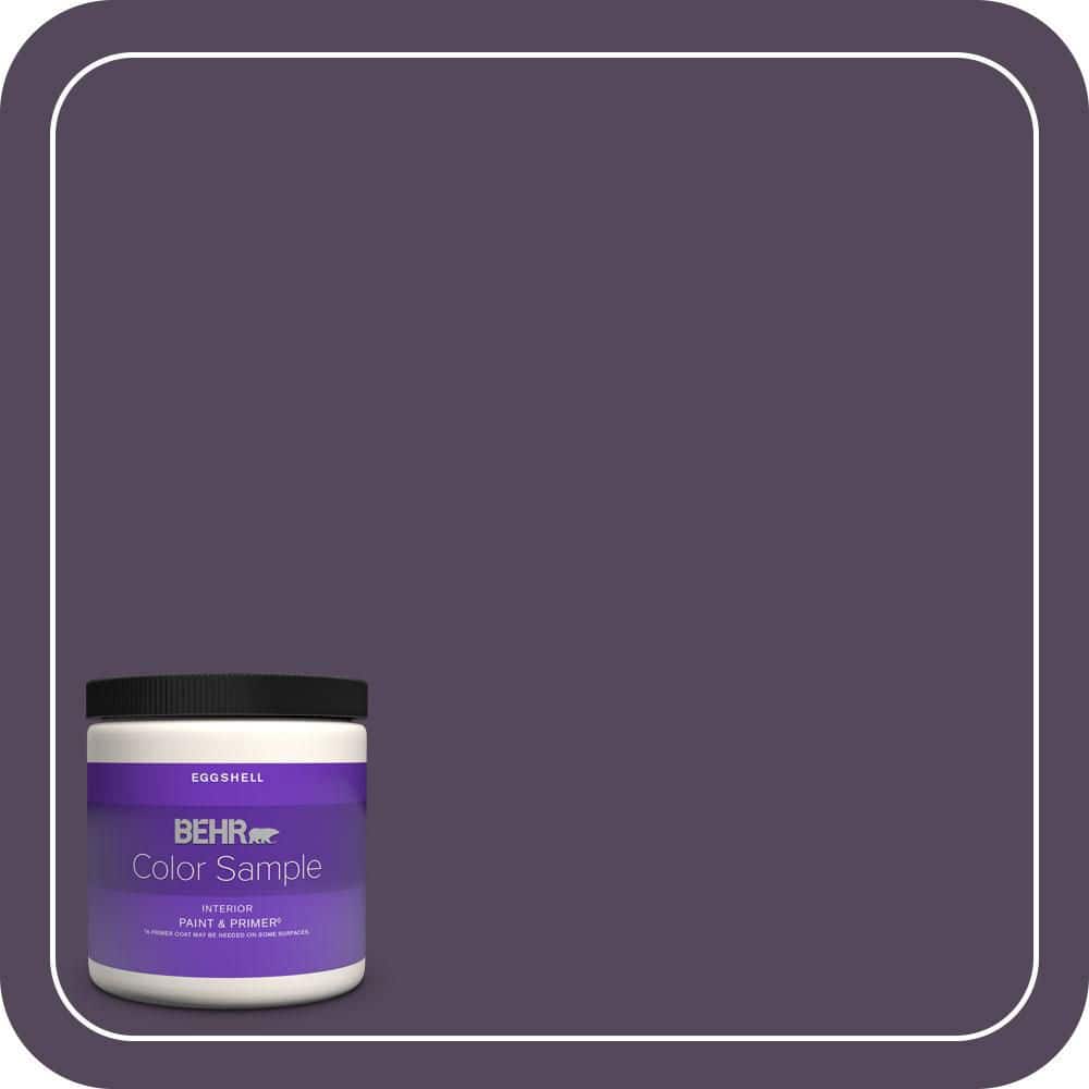 BEHR PREMIUM PLUS 8 oz. #PPU17-01 Mata Hari Eggshell Enamel Interior Paint & Primer Color Sample