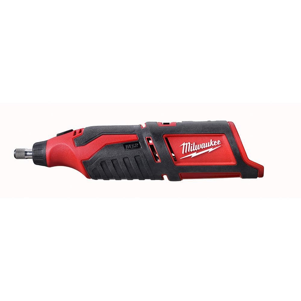 Milwaukee M12 12V Lithium-Ion Cordless Rotary Tool W/M12 2.0 Ah Compact Battery Pack