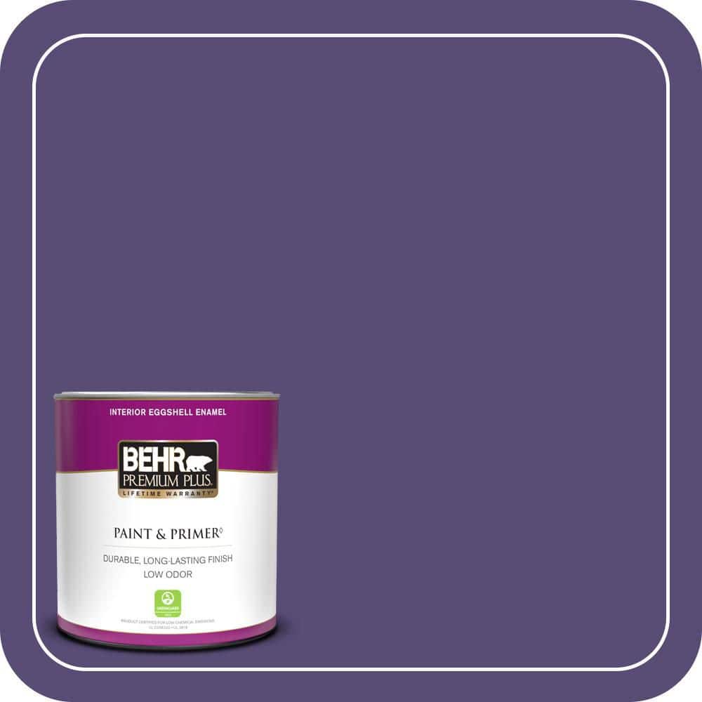BEHR PREMIUM PLUS #MQ5-42 Perpetual Purple Enamel Interior/Exterior Paint & Primer Color Sample (1)