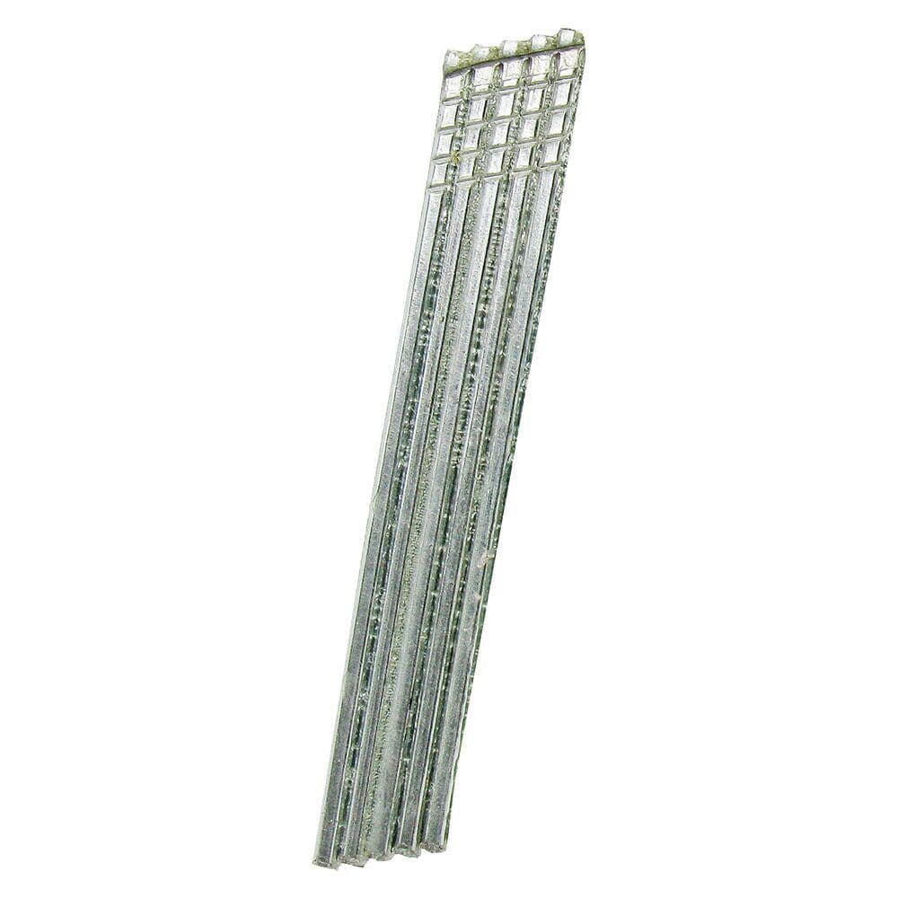 Grip-Rite 16 GA. x 2 in. Adhesive Collated #316 Stainless Steel Straight Finish Nails 500 per Box (4)