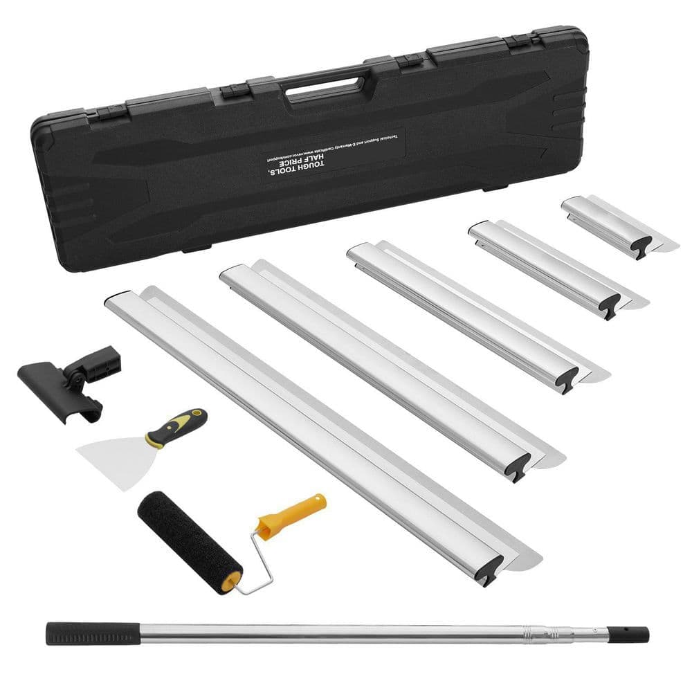 Laybus 10/16/24/32/40 in. Drywall Skimming Blade Sets, Stainless Steel Knife Professional Skim Coat Tools for Gyprock WallBoard (1)