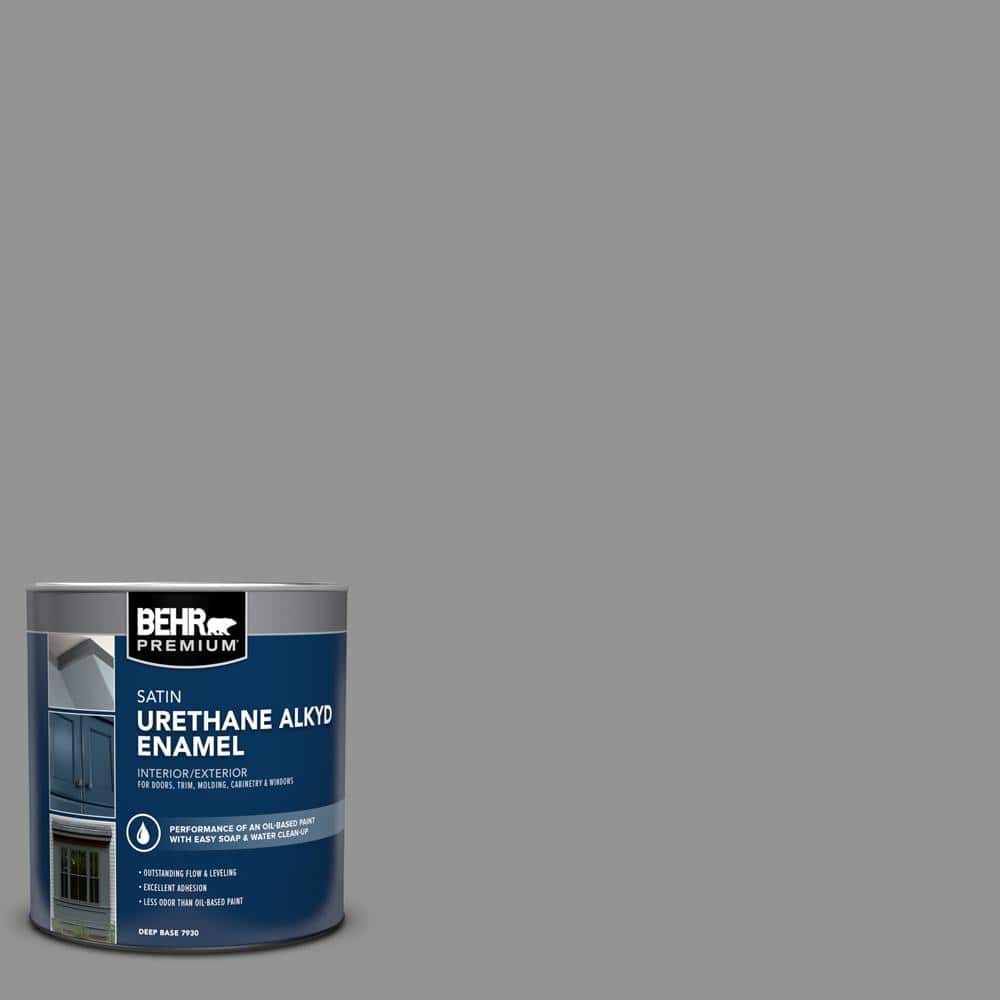 BEHR PREMIUM 1 qt. #780F-5 Anonymous Satin Enamel Urethane Alkyd Interior/Exterior Paint (1)