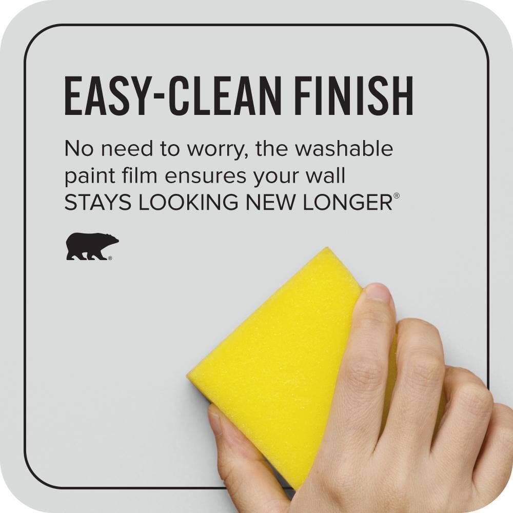 BEHR ULTRA 1 gal. #PPU26-14 Drizzle Extra Durable Flat Interior Paint & Primer (4)