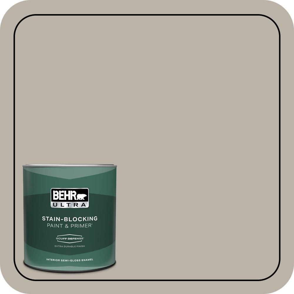 BEHR ULTRA 1 qt. #MQ2-55 Park Avenue Extra Durable Semi-Gloss Enamel Interior Paint & Primer